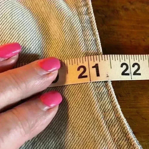 Zara Jean Jacket Sleeveless Distressed Button Front Pockets Collar Light Wash M - Picture 11 of 13